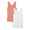 Daily Ritual Women's Midweight 100% Supima Cotton Rib Knit Tank Top, 2-Pack - Camicie (corte) - $18.00  ~ 15.46€