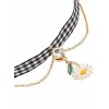 Daisy Charm Necklace - Halsketten - 