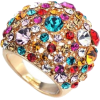 Swarovski Crystal Color Diamon - 戒指 - 