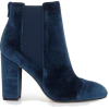 Dark Blue Ankle Boot - Čizme - 
