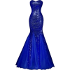 Dark Blue Gown - Kleider - 