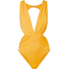 Dark Yellow Swimsuit - 泳衣/比基尼 - 