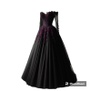 Dark purple formal Gown - Vestidos - 