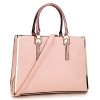 Dasein Women Handbags Fashion Satchel Purses Shoulder Bags w/ Gold Plated Trim - Hand bag - $25.99 