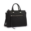 Dasein Women Vegan Leather Handbag Designer Purse Satchel Bag with Crossbody Strap - Hand bag - $209.99 