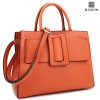 Dasein Women's Designer Handbags Fashion Satchel Handbags Shoulder Bags Top Handle Work Bags w/ Belt - Hand bag - $79.99 