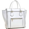 Dasein Women's Handbags Satchel Bags Vegan Leather Handbags Tote Micro Luggage - ハンドバッグ - $38.99  ~ ¥4,388