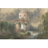 David Cox 1841 1840s painting - Ilustracje - 