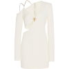 David Koma Asymmetric Cold-Shoulder Crep - Dresses - 