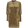 De La Vali - Striped velvet mini dress - Dresses - 