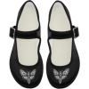 Death Head Moth Mary Jane Ladies Shoes - Flats - $51.99 
