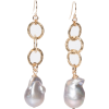 Deborah Gaspar gray boroque pearl - Earrings - 