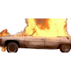 Burning car - 車 - 
