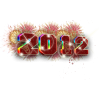 Happy New Year 2012. - 插图用文字 - 