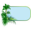 Palm tree border - Frames - 
