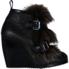 fur booties - Boots - 