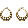 golden hoops - Earrings - 