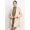Deep Cream Open Front Suede Blazer - Куртки и пальто - $39.60  ~ 34.01€