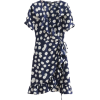 Deep V Short Sleeve Tie Dress - Kleider - $27.99  ~ 24.04€