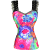 Demi Loon Tie Dye Punk Tank - Majice bez rukava - 