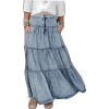Denim tiered skirt - Uncategorized - 