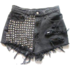 Destroyed Short Studs & Ripped - Shorts - 