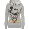 Mickey Mouse Grey Hoodie - Long sleeves t-shirts - 