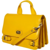 Mustard leather lady bag - Taschen - 