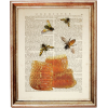 DesignPrintery Etsy bee and honey art - Illustraciones - 