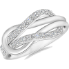 Diamond Infinity Knot Ring - Rings - $729.00 