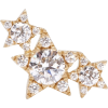 Diamond & 18kt gold single earring - Kolczyki - 