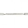 Diamond Bar Bracelet, minimal diamond br - Pulseras - 