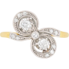 Diamond Bow Shaped Dress Ring circa 1910 - リング - 