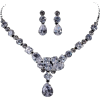 Diamond Earring Necklace - Uhani - 