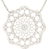 Diamond Pendant Necklace 1920s - Halsketten - 