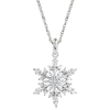 Diamond Snowflake Necklace in 10 Kt. Whi - 项链 - $300.00  ~ ¥2,010.10