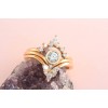 Diamond wedding rings set, three rings s - My photos - 
