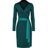 Diane von Furstenberg CheckeredWrapDress - sukienki - 
