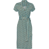 Diane von Furstenberg green wrap dress - ワンピース・ドレス - 