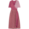 Diane von Furstenberg striped wrap dress - sukienki - 