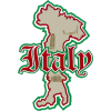 Die Cuts - Italy Triple Layer Map - Illustrations - $7.00 