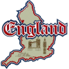 Die Cuts - Map of England - Illustrations - $8.00 