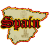Die Cuts - Map of Spain - イラスト - $8.00  ~ ¥900