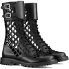 Dior BLACK D-TRAP MATTE CALFSKIN LOW BOO - Boots - 