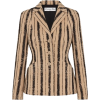 Dior NATURAL DIOR STRIPED TUSSAH SILK SI - Jacket - coats - 