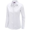 Dioufond Womens Oxford Long Sleeve Button Down Shirts Casual Office Work Wear Shirt - Shirts - $9.99 