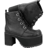 Distressed Ankle Nosebleed Boot Vegan - Boots - $110.00 