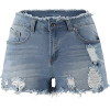 Distressed Shorts - Spodnie - krótkie - 