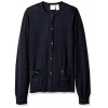 Dockers Girls' Uniform Cardigan with Bow Pocket - Long sleeves shirts - $17.20  ~ £13.07