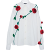 Dolce & Gabbana Embellished Rose Poplin - Koszule - długie - 